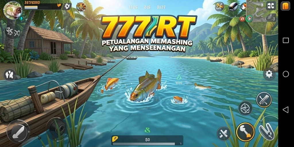 Tangkapan ikan besar dalam gameplay 777RT yang memikat.