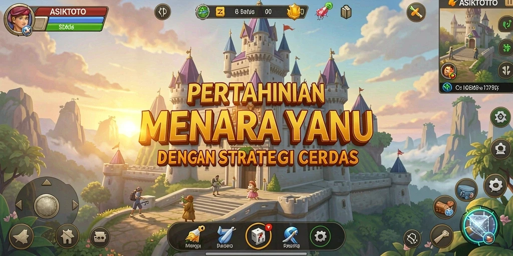 ASIKTOTO menampilkan gameplay Tower Defense yang mendebarkan.