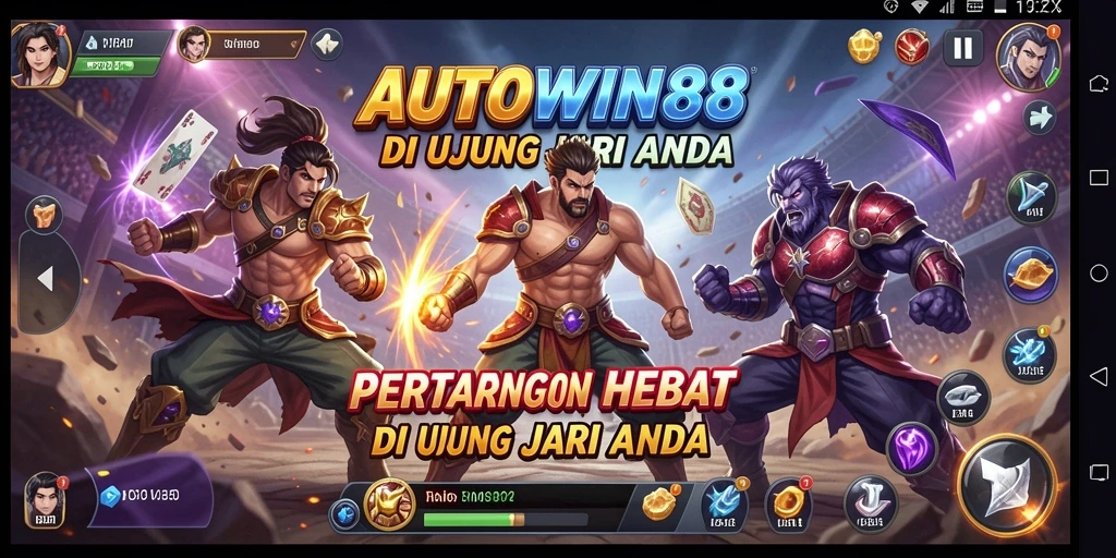 Gameplay seru dengan aksi pertarungan mendebarkan di AUTOWIN88.