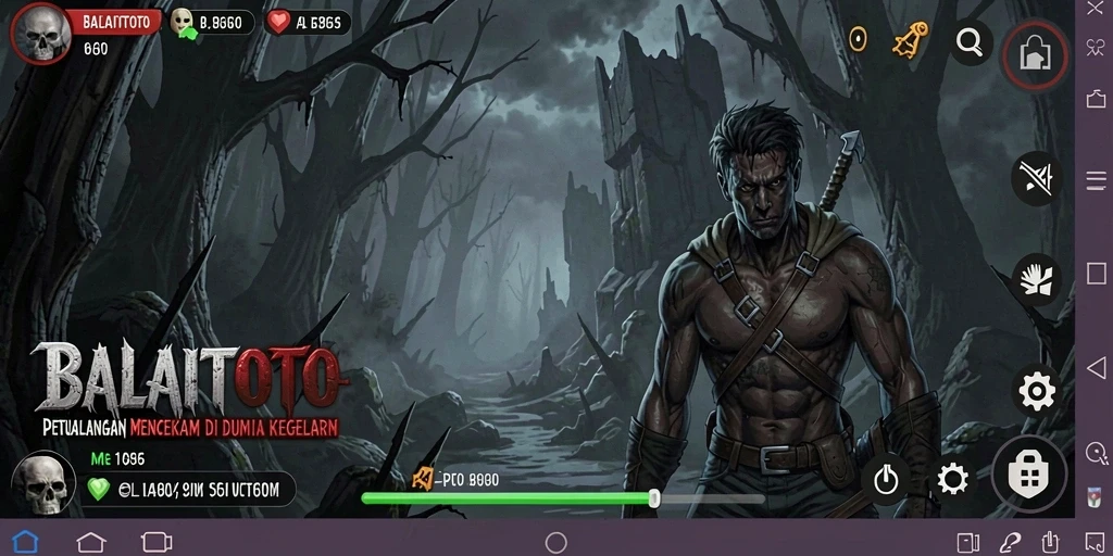 Cuplikan gameplay yang penuh kengerian dan ketegangan di BALAITOTO.