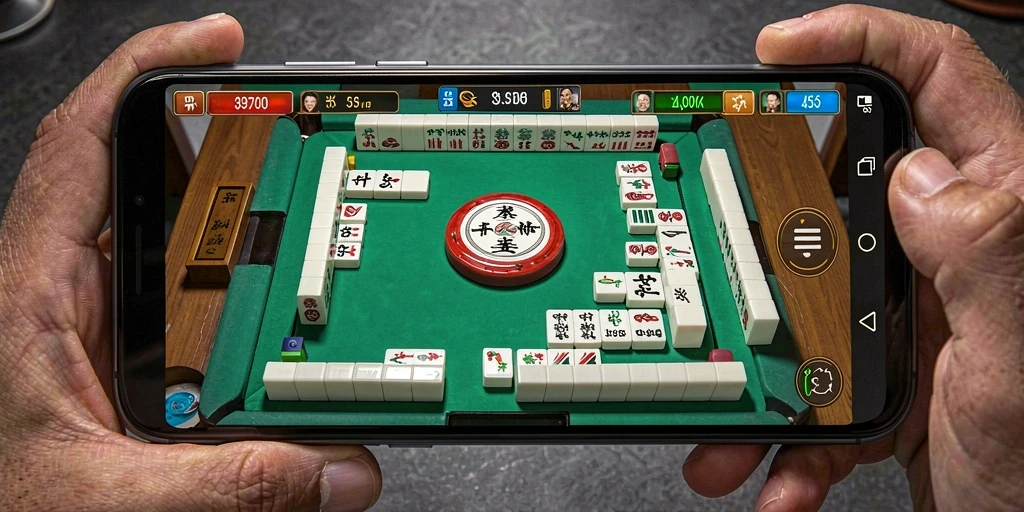 Screenshot permainan <strong>F7F7</strong> menunjukkan gameplay Mahjong yang menarik dan seru.