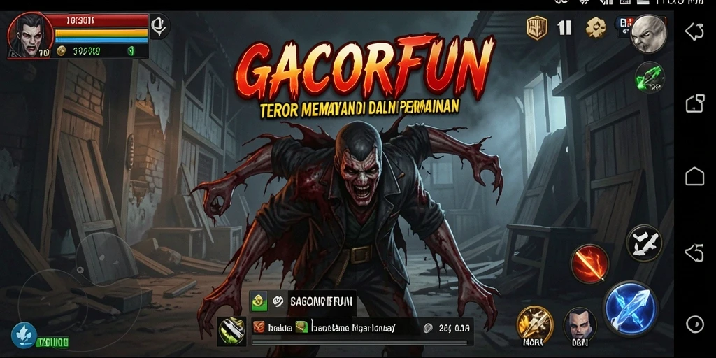 Tangkapan layar gameplay menegangkan dari GACORFUN.