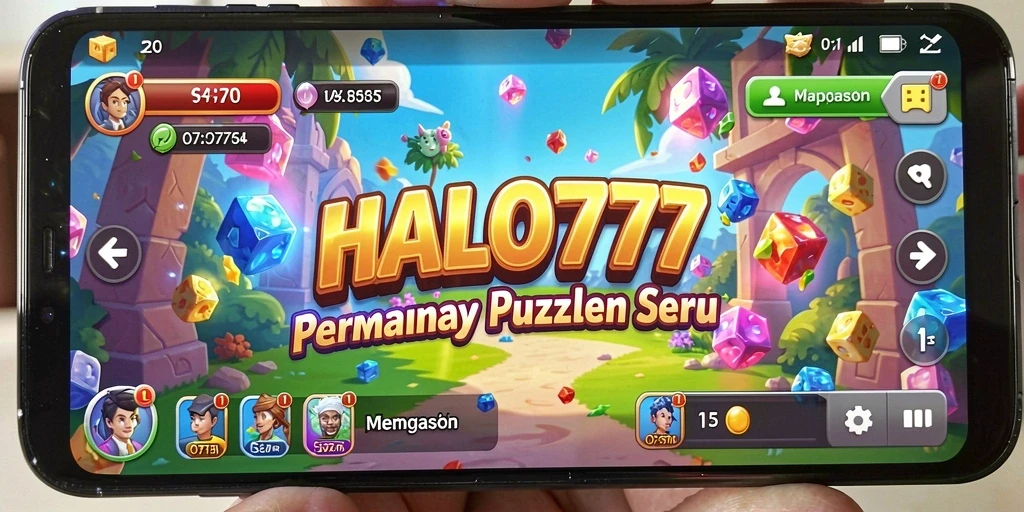 Tampilan gameplay seru dengan berbagai teka-teki menantang.