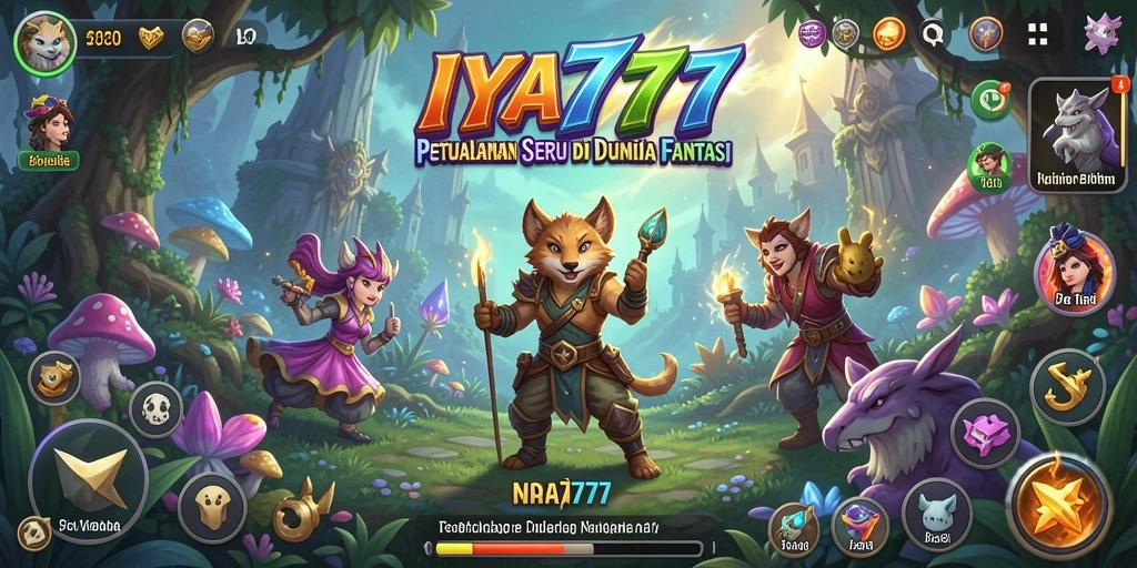 Screenshot utama IYA777 menampilkan aksi petualangan seru.