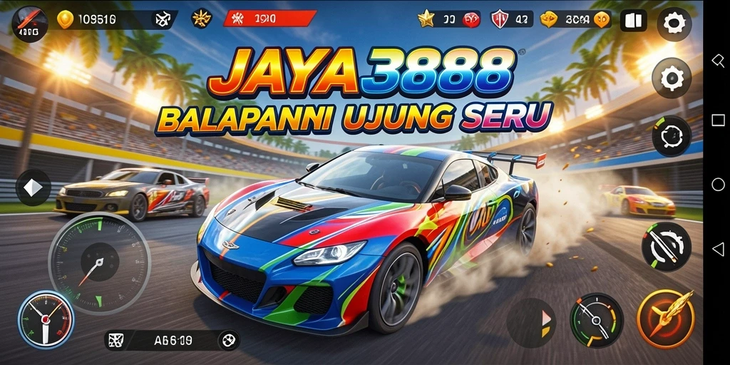 Menampilkan aksi balap mendebarkan di JAYA388.