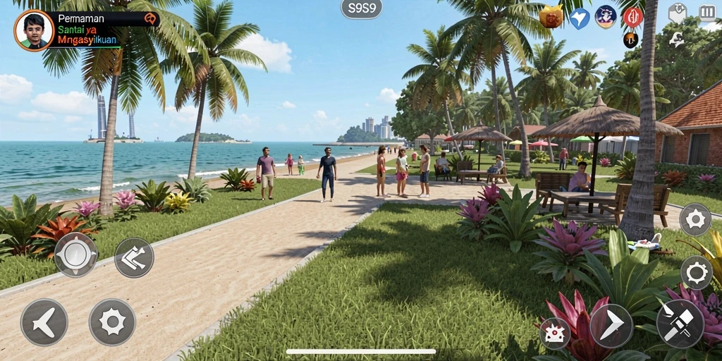 Tampilan menarik dalam gameplay S9S9 yang menawan.
