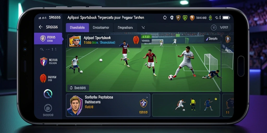 Tampilan antarmuka SR6666 yang menarik untuk taruhan sportsbook.