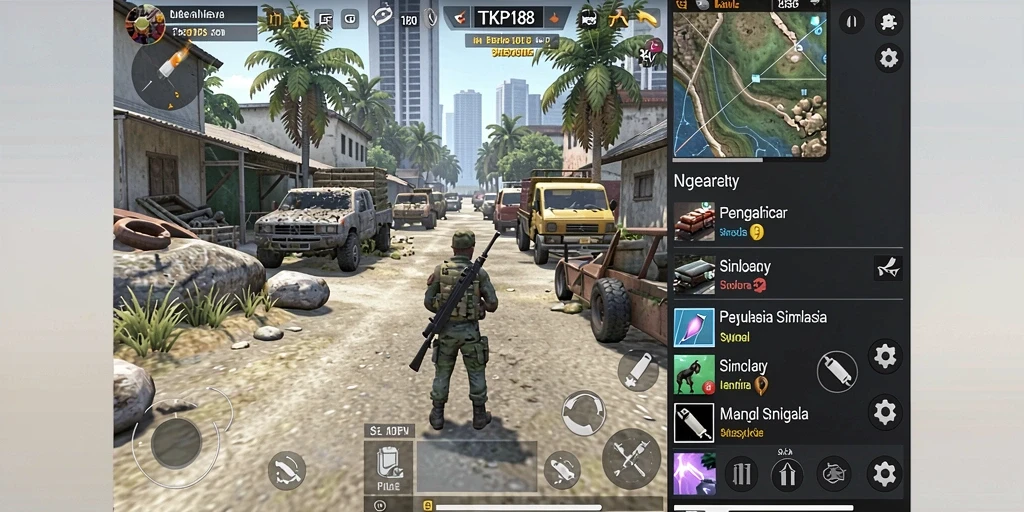 Screenshot permainan TKP188 menampilkan pengalaman simulasi yang mendalam.