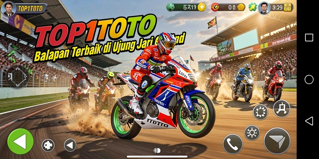 Screenshot utama dari gameplay yang menegangkan di TOP1TOTO.