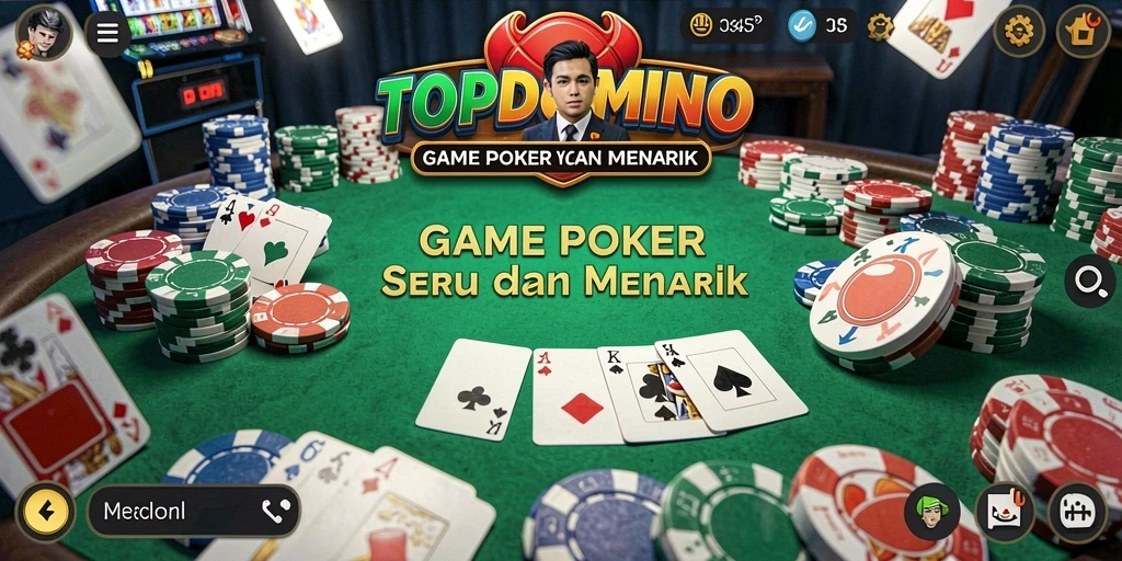 Gameplay seru di <strong>TOPDOMINO</strong> dengan fitur poker yang menarik.